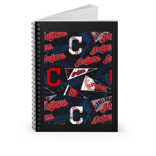 Cleveland Indians Logo Vintage Spiral Notebook