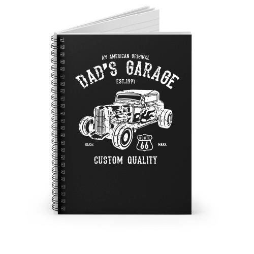 Dads Garage Spiral Notebook