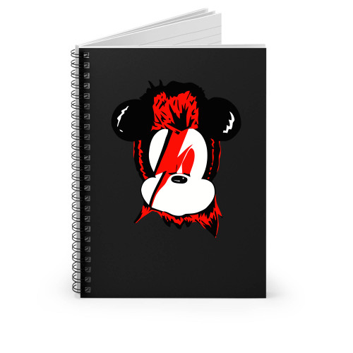 David Mickey Bowie Spiral Notebook