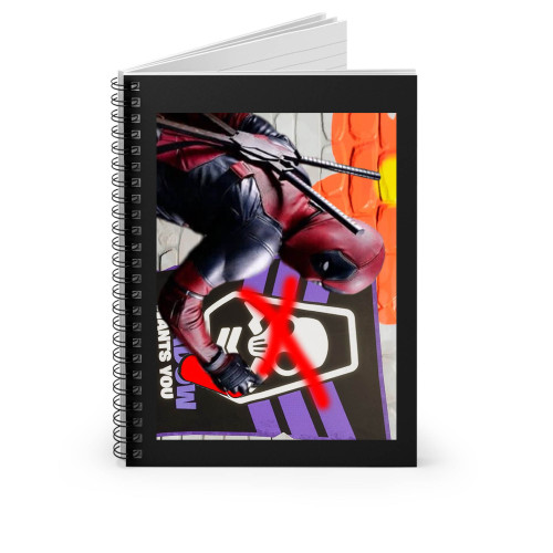 Deadpool Game Spiral Notebook