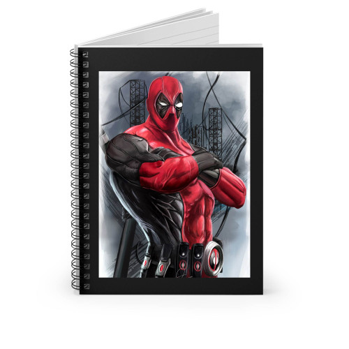Deadpool Pirate Spiral Notebook