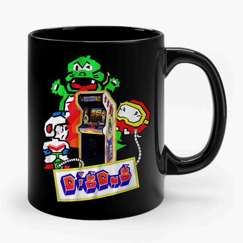 Dig Dug Atari Retro Arcade Video Game Ceramic Mug