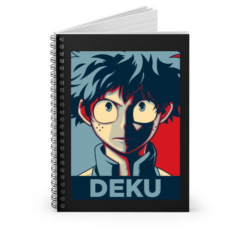 Deku Midoriya Izuku Spiral Notebook