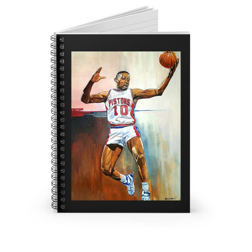 Dennis Rodman Bad Boy Pistons Spiral Notebook