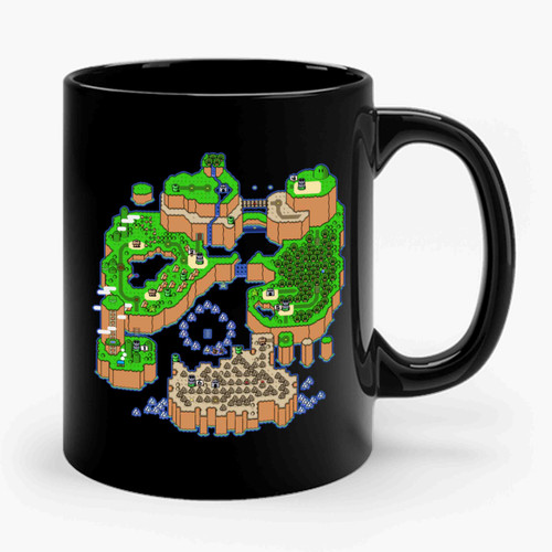 Dinosaur Land Map Ceramic Mug