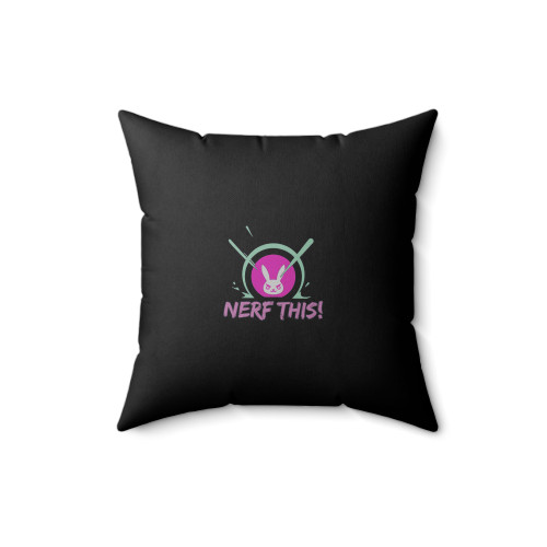 D- Bunny - Overwatch Gaming Gamers Reaper Tracer Genji Zenyatta Square Pillow Cover