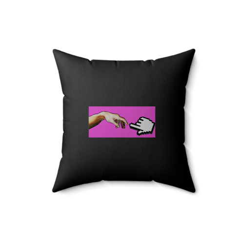 Da Vinci Hand Painting Square Pillow Cover