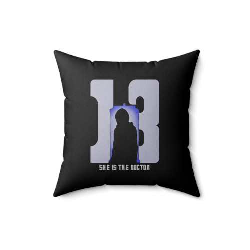 Doctor Who 13 Th Doctor Square Pillow Cover