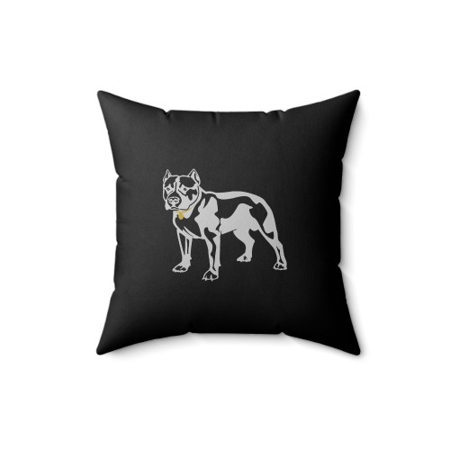 Dog Pitbull Square Pillow Cover