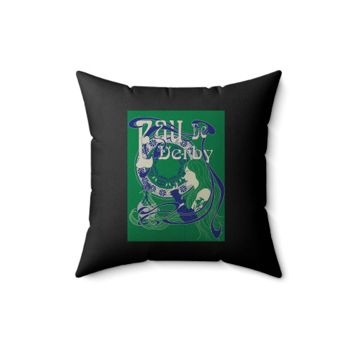 Eau De Derby Roller Square Pillow Cover
