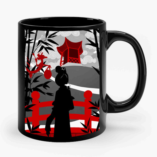 Disney Mulan Silhouette Ceramic Mug