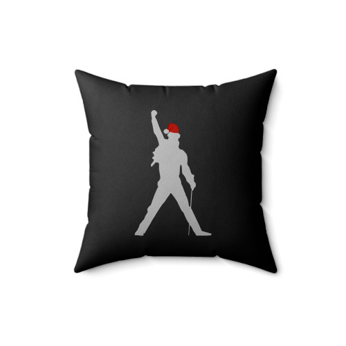 Freddie Santa Rock And Roll Band Square Pillow Cover