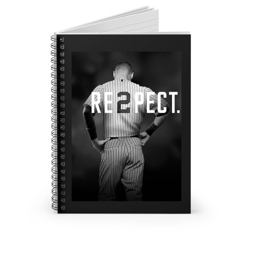 Derek Jeter Respect Spiral Notebook