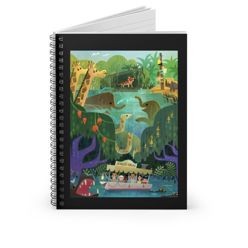 Disney Jungle Cruise Art Spiral Notebook