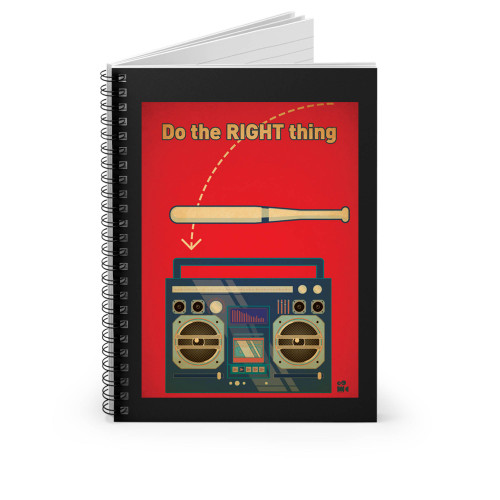 Do The Right Thing Boombox Spiral Notebook
