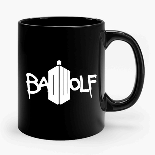 Doctor Who Bad Wolf Tardis Ceramic Mug