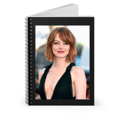 Emma Stone 3 Spiral Notebook
