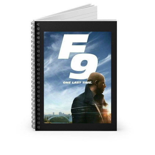 Fast Furious 9 One Last Time Spiral Notebook