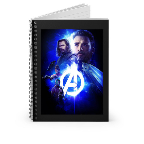 Five New Avengers Spiral Notebook