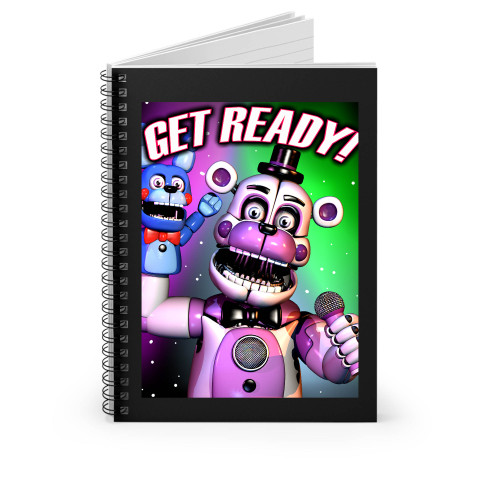 Five Nights At Freddys Get Ready Spiral Notebook