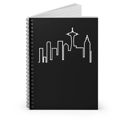 Frasier Seattle Skyline Spiral Notebook