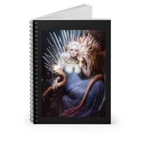 Game Of Thrones Daenerys Targaryen 4 Spiral Notebook