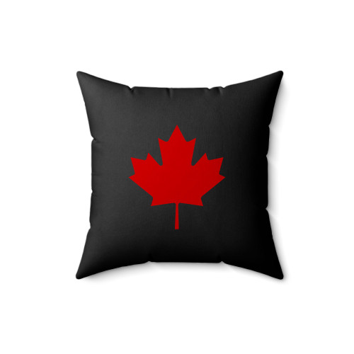 Funny Canada Eh Canada Maple Leaf Square Pillow Cover