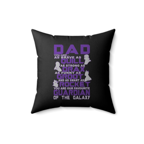Guardian Of The Galaxy Fathers Day Square Pillow Cover