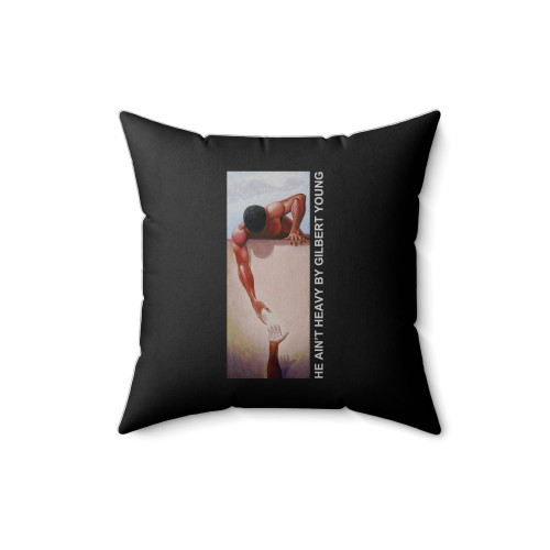 He Aint Heavy By Gilbert Young Square Pillow Cover