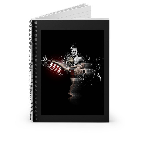 Georges St Pierre Ultimate Fighting Championship Spiral Notebook