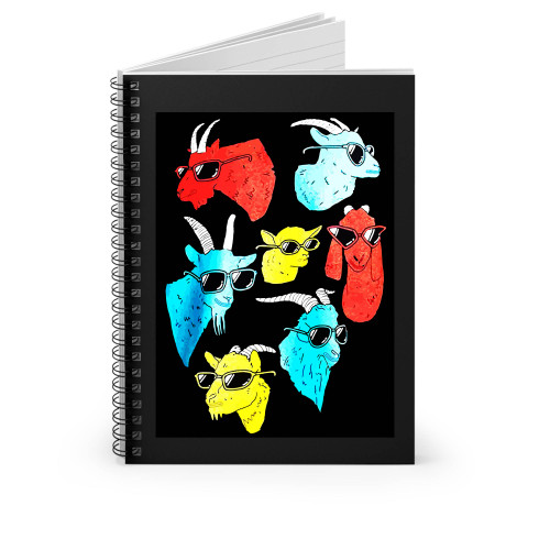 Goat Funny Cool Farm Animal 4H Billy Pygmy Crazy Spiral Notebook Goat Funny Cool Farm Animal 4H Billy Pygmy Crazy Spiral Notebook