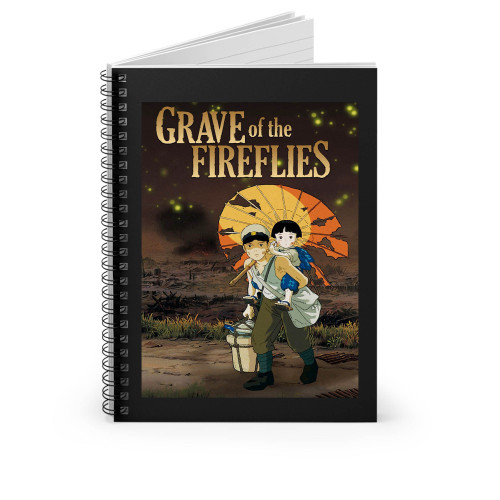 Grave Firefiles Spiral Notebook