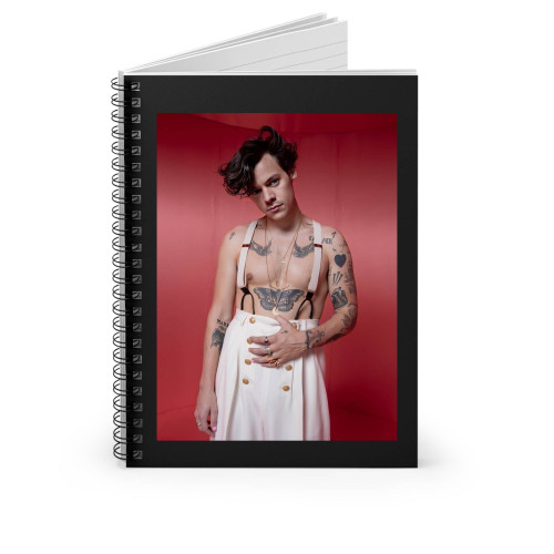 Harry Styles Body Tattoo Spiral Notebook