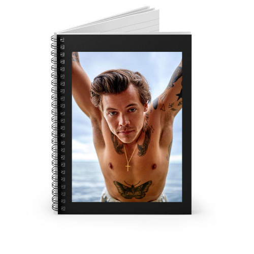 Harry Styles Rolling Stones Spiral Notebook