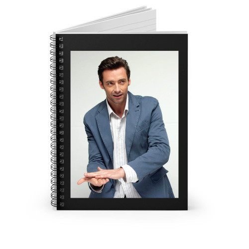 Hugh Jackman Hyu Dzhekman Spiral Notebook