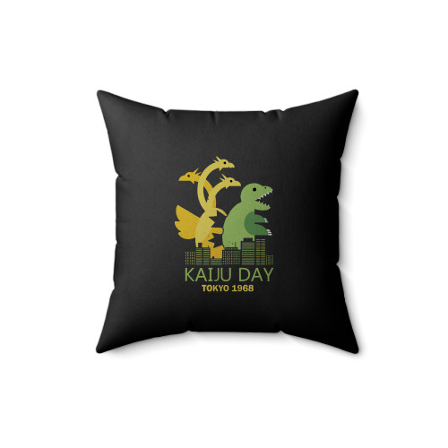 Kaiju Day Square Pillow Cover