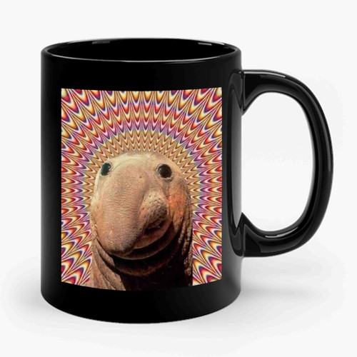 Elephant Seal Funny Trippy Psychedelic Ceramic Mug