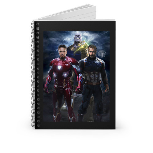 Infinity War 2 Iron Man Spiral Notebook