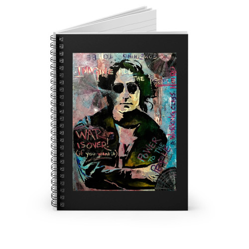 John Lennon Pop Art Spiral Notebook