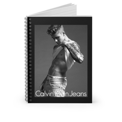 Justin Bieber Pose Spiral Notebook