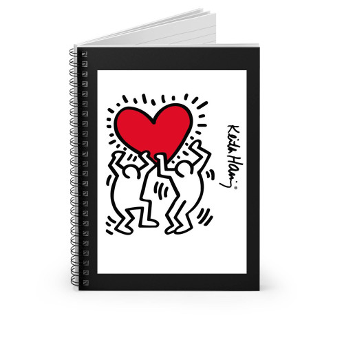 Keith Haring And His Contributions Spiral Notebook