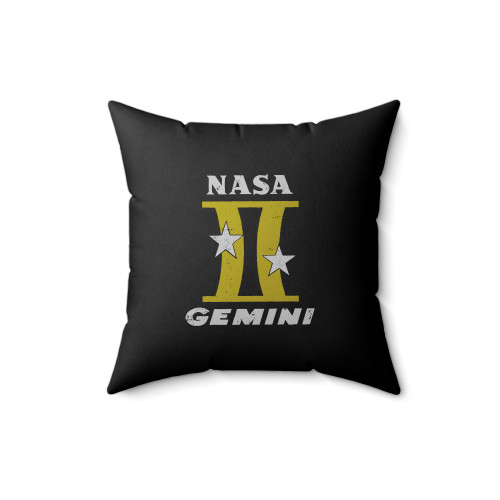 Nasa Project Gemini 2 Square Pillow Cover