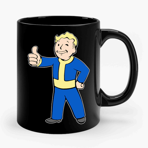 Fallout Vault Boy Approves Ceramic Mug