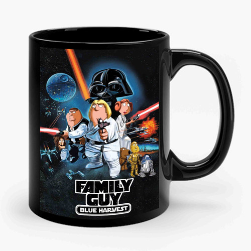 Family Guy Star Wars Spoof Stewie As Darth Vader Ceramic Mug