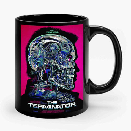 Fan Art With Terminator Movie Ceramic Mug