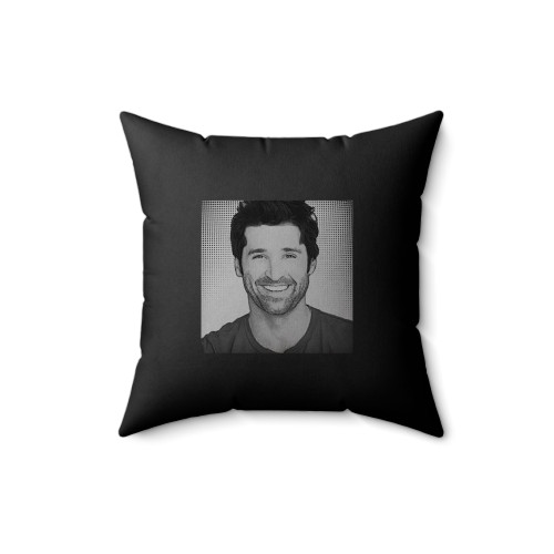 Patrick Dempsey Poster Square Pillow Cover