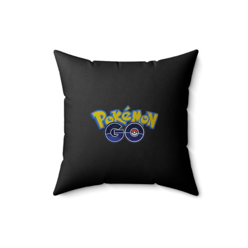 Pokemon Go Logo Square Pillow Cover