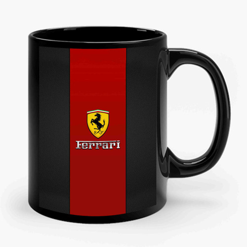 Ferrari Logo Red Design Ceramic Mug