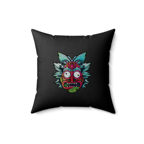 Rick And Morty Kaiju Style Square Pillow Cover