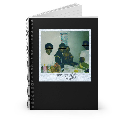 Kendrick Lamar Good Kid Maad City Spiral Notebook